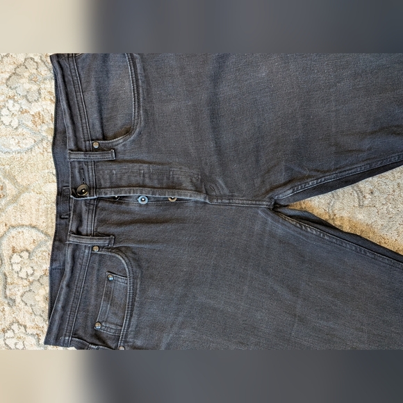 Unbranded Brand(Naked And Famous) Wide Fit 11 Oz Black Selvedge Jeans. Size 34. - Picture 4 of 6